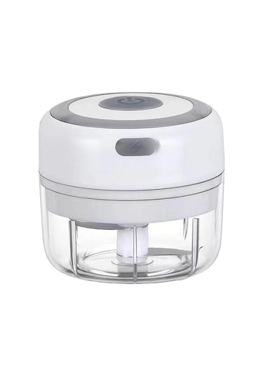 100ml Elektrikli Sarımsak Öğütücü Sade Beyaz