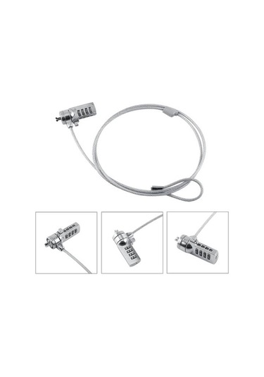 Şifreli Bilgisayar Laptop Kilit Notebook Kilidi 1.2 Metre