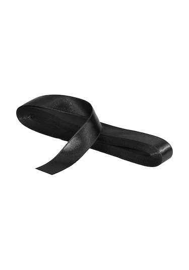 Saten Siyah Kurdele 10 Mm - 10 Mt