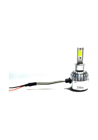 Supernova Buz Mavi H3 Simsek Etkili Zenon Cob Led Xenon Led Headl