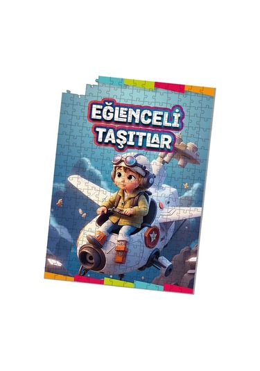 Btoys 260 Parça Puzzle Eğlenceli Taşıtlar 9100