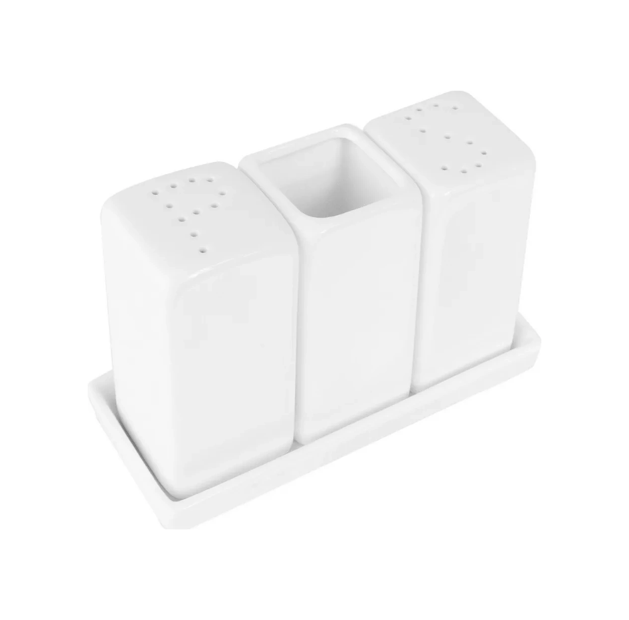 Kunstwerk Porselen Standda Tuzluk Ve Biberlik Seti 172826493 Beyaz