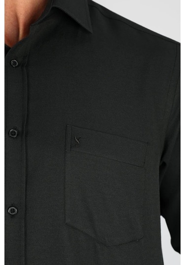 Lorenzo Mazzoli Gab R 500 Siyah Erkek Gömlek Siyah