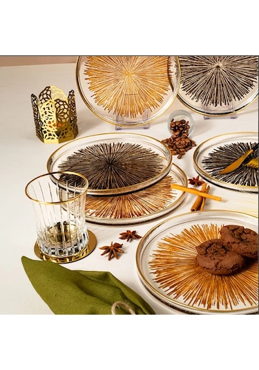 Fecra Mystic 6'lı Servis Tabağı Seti 21 Cm