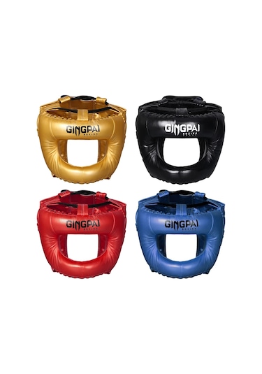 Profesyonel Yetişkin Erkek Kadın Kick Boks Sanda Mma Kask Burun Kırmızı