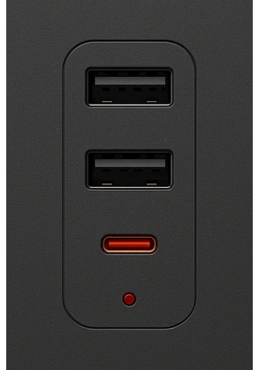 Techmaster 2 Usb + Type-c Akım Ve Çocuk Korumalı 3lü Kare Priz 5mt Diğer