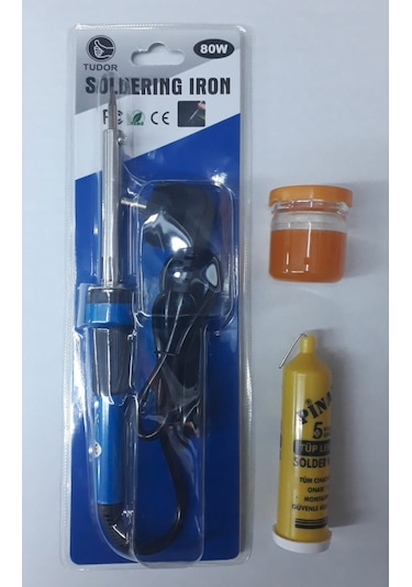 Tudor Lehim Havya Kalem Havya 80 W+Lehim Pasta 3 Lü Set