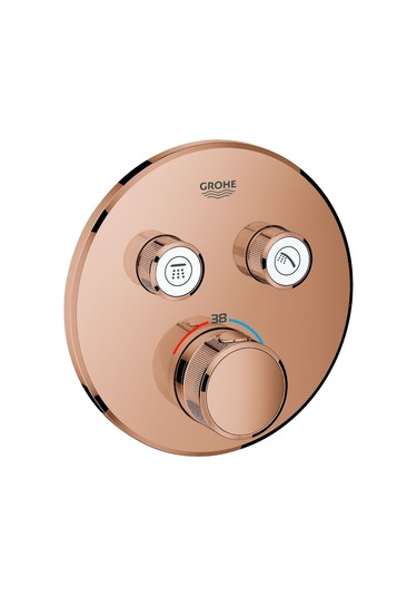 Grohe Grohtherm Smartcontrol Termostatik Ankastre Duş Bataryası - Bakır