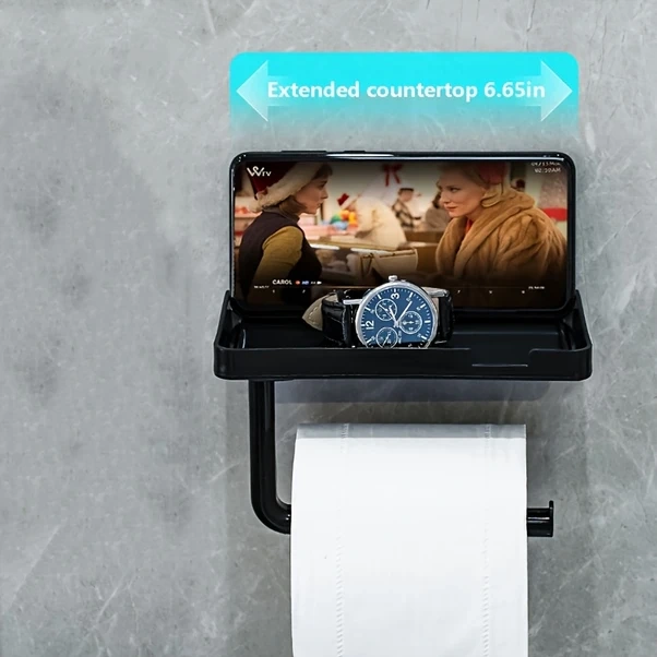 Willowhaven Turuncu Gövdeli Yapışkanlı Kağıt Havlu Askısı Ve Telefon Tepsi Turuncu Sap Rengi