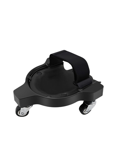 Monyee Siyah Tekli Seramikçiler İçin Kaydırmalı Dürtüye Dayanıklı Dizlik - Universal Tekerlekli Kolay Taşınabilir Koruyucu Yastık