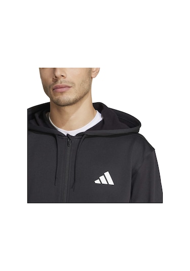 Black Adidas Erkek Günlük Kapşonlu Eşofman Üstü Gg Fz Hd Jm1033 SiYAH