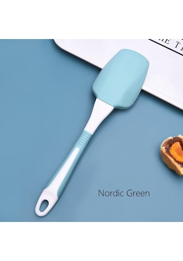 Yeşil Puntos Silikon Yapışmaz Kek Tereyağı Krem Spatula Yağı Ekmek Kazıyıcı Pişirme Mikser Aracı