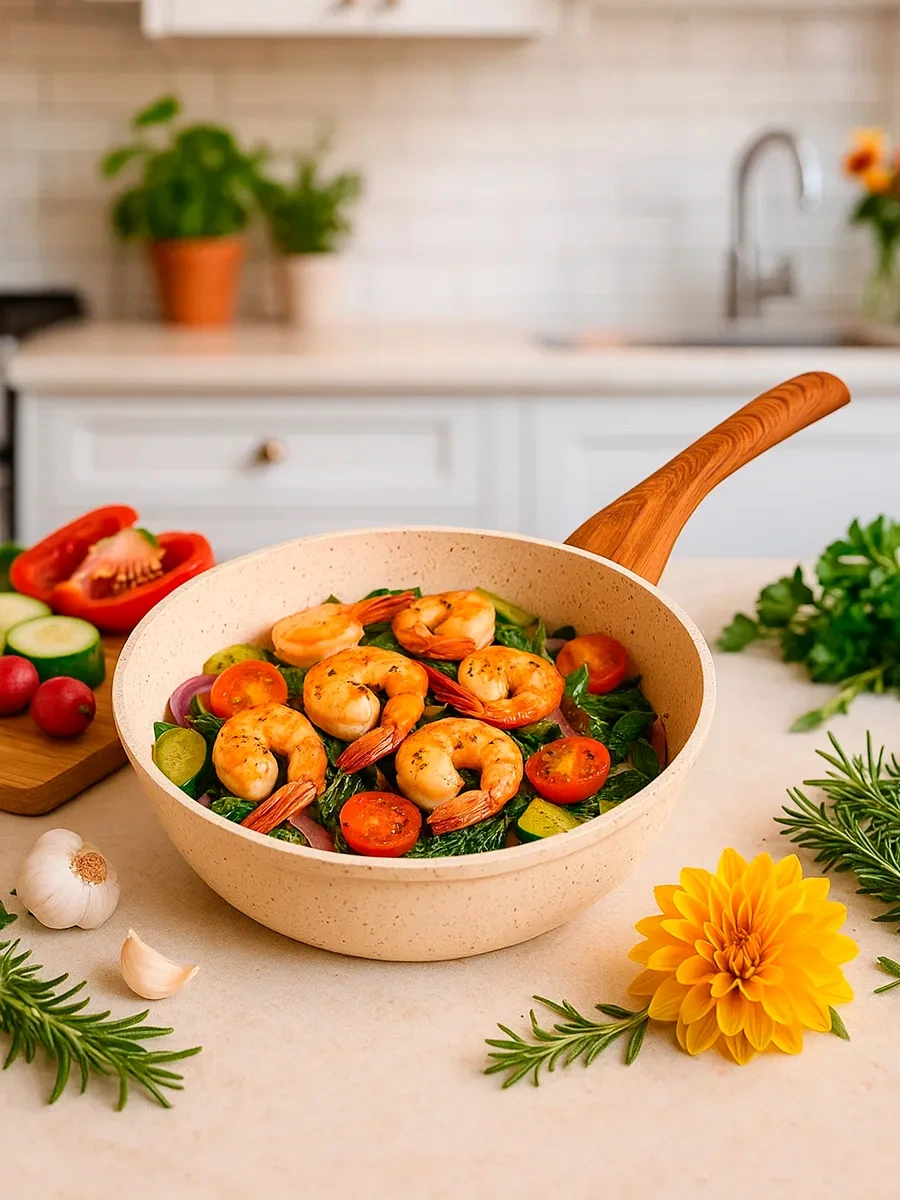 Gornica Tm Yapışmaz Kaplamalı Tava 291227011 Bej