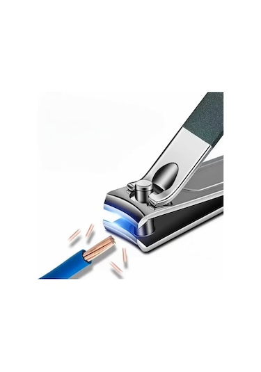 Hymark 6 Parça Deri Çantalı Manikür Pedikür Özel Tırnak Makası Seti