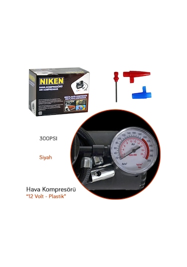 Niken Hava Kompresörü 300 Psi Plastik Ufak