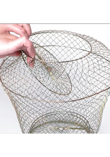 Symbee Cinko Kaplama Demir Tel Balık Kafesi - 33x55cm Boyutlu, Kurulması Kolay, Balık Ve Somon İçin Uygun