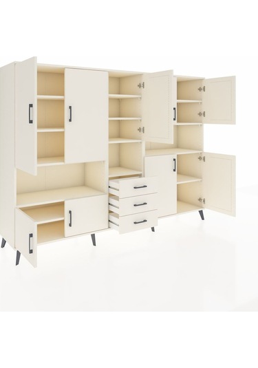 Hyperion Dolap 13 Raflı 3 Çekmeceli 9 Kapaklı 220x44x163 Aytaşı-a Aytaşı-aytaşı