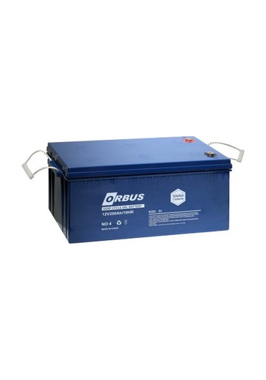 Orbus 12 Volt 200 Amper Jel Akü Derin Döngü - 12v 200ah Deep Cycle