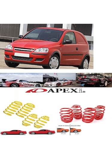 Opel Corsa C 2000-2006 Apexi 3.5 Cm Helezon Spor Yay