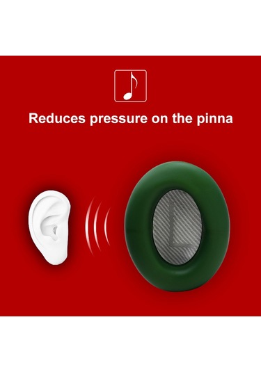 Bose QuietComfort 35 II İçin 1 Çift Kulaklık Kulak Pedleri Açık Yeşil