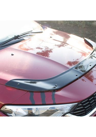 Eurocap Fiat Egea Ön Kaput Koruma Rüzgarlığı 3 Mm Akrilik Abs Parlak Siyah Deflektör 2015-