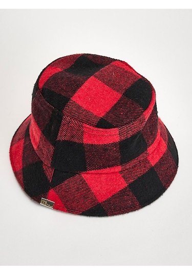 Ltb Kadın Şapka 011249060960019 - 13396 Kırmızı - Siyah