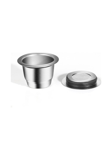Jeemson Nespresso U/citiz/pixie Uyumlu Paslanmaz Çelik Kahve Kapsülü Kabı, Gerek Kuru Gerek İnce Kahve, Kolay Temizleme, Tek Kullandım Paketi Kupa+kaşık+fırça Diğer