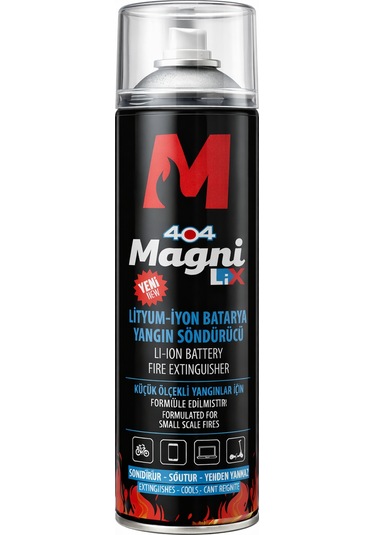 Lityum-iyon Batarya Yangın Söndürücü Sprey 500 Ml