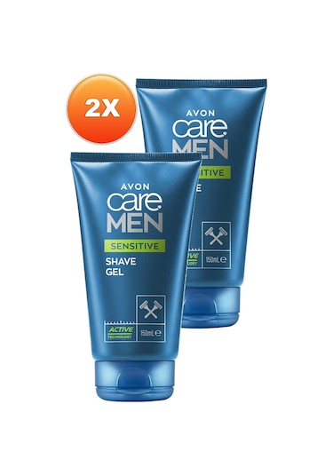 Avon Care Men Sensitive Papatya Ve Aloe Özü İçeren Tıraş Jeli 2 x 150 ML