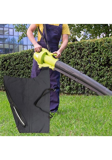 Homyl Çim Için Yedek Zip Blower Çanta Fermuarlı Alt Siyah