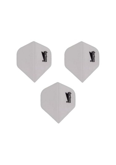 90 Adet (30 Set) Dart Flight-Flayt Set. Beyaz, kırmızı, siyah ren