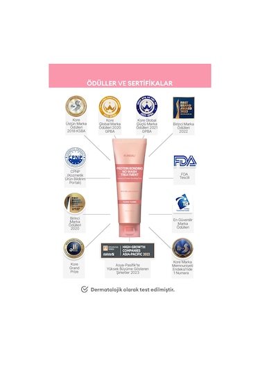 Yoğun Onarıcı Durulanmayan Bakım Kremi Kundal Protein Bonding No Wash Treatment 130ml Ylang Ylang