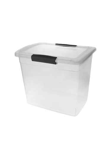 Keeplex Kapaklı Plastik Saklama Kabı 20 L 146085990 Beyaz