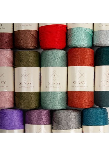 2 Mm - 200 Gr Polyester Makrome Ipi Pembe 230 M Polyester Makrome Ip Supla Ip Ve Çanta Ipliği