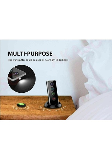 Dancemonkey 4'ü 1 Arada Kablosuz Anahtar Bulucu, Uzaktan Arama & Konum Belirleyici, Alarm & Hatırlatıcı