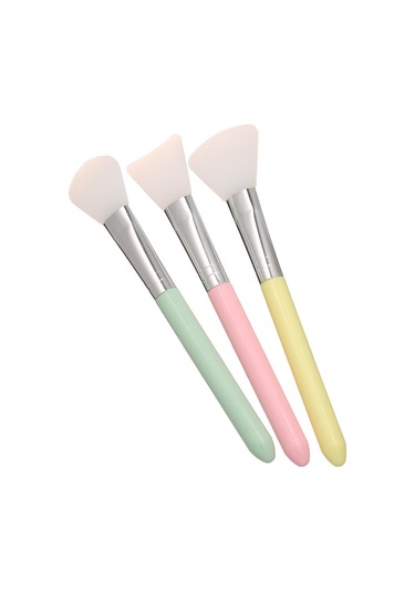 Shineyee 3 Adet Yumuşak Silikon Yüz Maskesi Fırçası - Hassas Ciltler İçin Nemlendirici & Vücut Losyonu Uygulayıcı