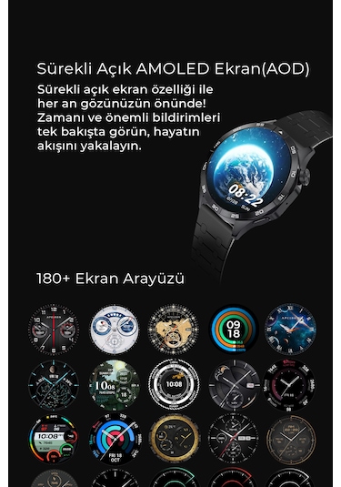 Spovan Apeiron Tansiyon Ölçer Akıllı Saat (Distribütör Garantili)