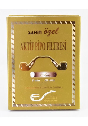 Şahin Pipo Aktif Karbon Filtresi 40lı