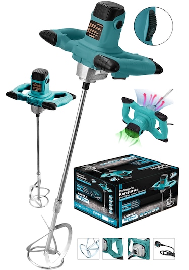 Assur ASR802 1800W Elektrikli Karıştırıcı Mikser Mavi