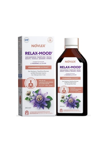 Novlekx Relax-Mood Bitkisel Gıda Takviyesi 250 ML