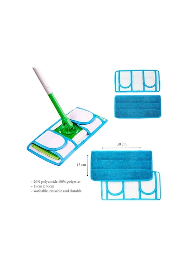 Reedark Swiffer Mavi Yer Bezi - Pratik Ve Dayanıklı Ev Temizleme Bezi