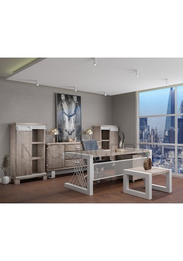 Ntconcept Ntconcept Masif Ağaç Ofis Takımı (496249803)