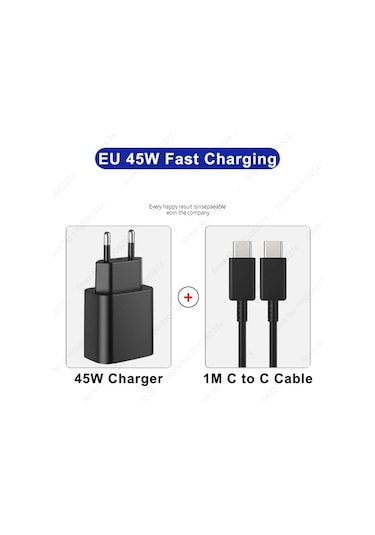 Qwq45w Usb C Hızlı Şarj Adaptörü Samsung Galaxy Uyumlu S23/s24/s25 Ultra A55/a35/a15 5g İçin Ildistribütör Garantili