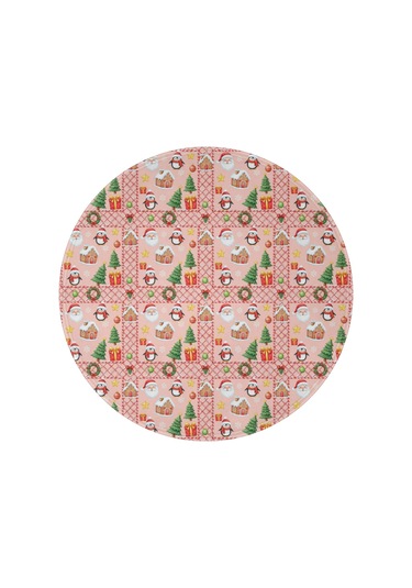 Noel Desenli 60 İnç Yuvarlak Flanel Battaniye, Yetişkin Ve Çocuk İçin, Yumuşak, Rahat Ve Hafif Noel Baba Noel Penguen