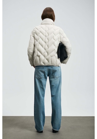 Lufian Desert Ekru Kadın Mont 122120043 Ekru