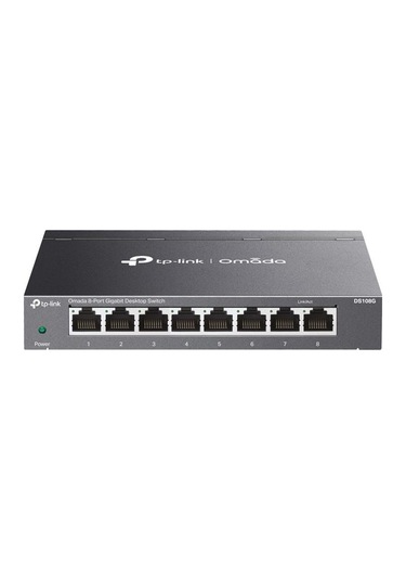 TP-Link Omada DS108G 8 Port Gigabit Masaüstü Metal Kasa Switch