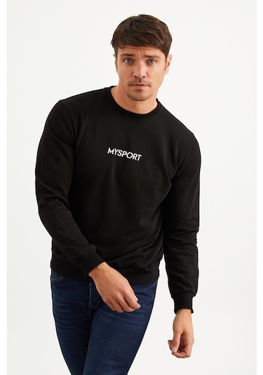 Mysport 201951 Erkek Bisiklet Yaka Sweatshirt
