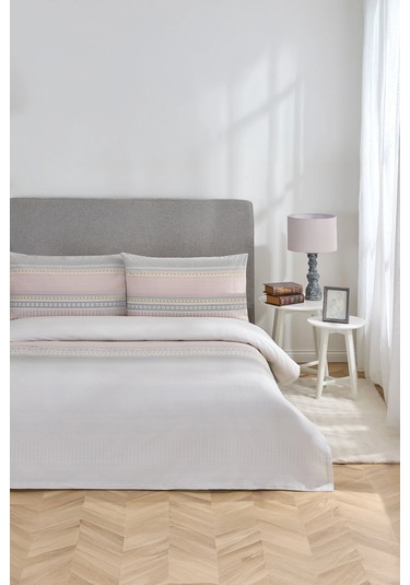 Floretta Axiss Tek Kişilik Pike Takımı Pudra