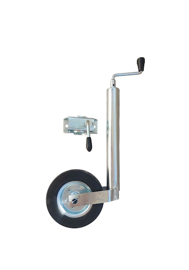 Kelepçeli 48 Mm Karavan/römork Destek Tekerleği Boru Karavan Krikosu 150 Kg