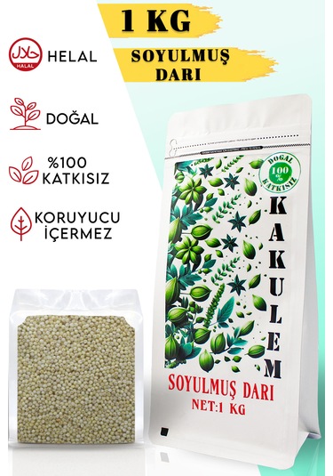 Kakulem Sertifikalı Soyulmuş Darı Kabuksuz Darı 1 Kg